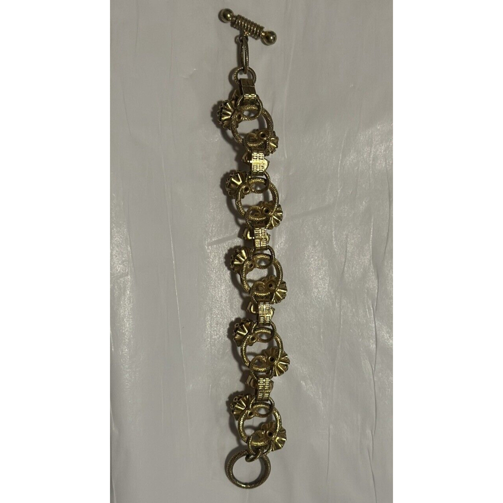 Vintage 1960s Henkel & Grosse for Christian Dior Toggle Bracelet - Picture 7 of 12